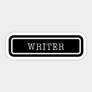 writer Sticker